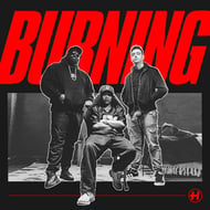 Burning track artwork