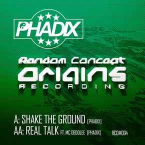 Shake The Ground / Real Talk by Phadix Cover Art