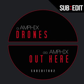 Drones / Out Here by Amphix Cover Art