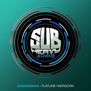 Flatline / Monsoon by Damageman Cover Art
