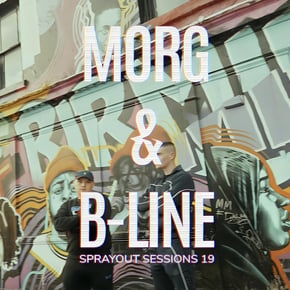 SPRAYOUT SESSIONS 19 by MC MORG Cover Art