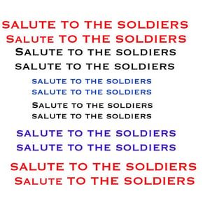 Salute to the Soldiers by A.K.A Cover Art