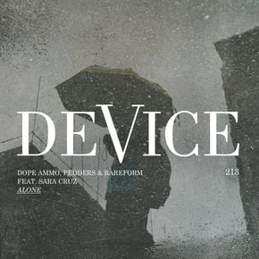 Alone by Dope Ammo, Pedders, RareForm & Sara Cruz Cover Art