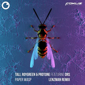 Paper Wasp (Lenzman Remix) by RoyGreen & Protone, Lenzman & Tali Cover Art