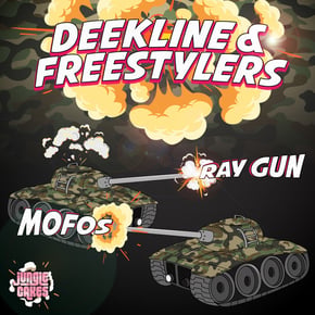 Ray Gun / MOFOS by Ed Solo, Deekline & Freestylers Cover Art