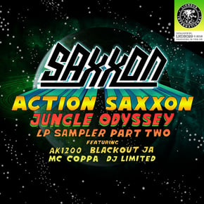 Action Saxxon - Jungle Odyssey (LP Sampler, Pt. 2) by Saxxon Cover Art