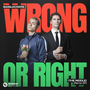 Wrong or Right (The Riddle) [Remix EP] by Netsky, Bassjackers, L3N & WUKONG Cover Art