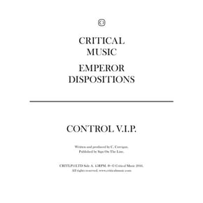 Dispositions (VIP) by Emperor Cover Art