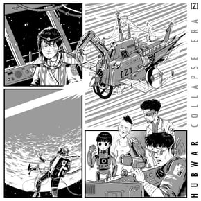 Collapse Era LP by Hubwar Cover Art