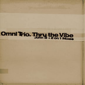 Thru the Vibe (John B Remix) / Thru the Vibe (2 on 1 Mix) by Omni Trio Cover Art