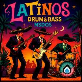 Latinos Drum and Bass by MSDOS Cover Art