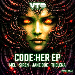 CODE:HER EP by MEL, SIREN, Jane Doe & TheLena Cover Art