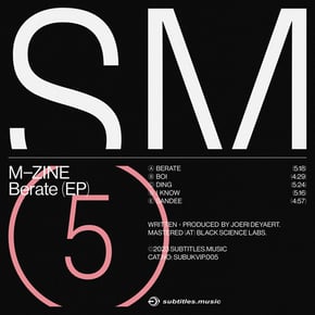 Berate by M-zine Cover Art