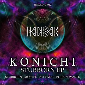 Stubborn EP by Konichi Cover Art