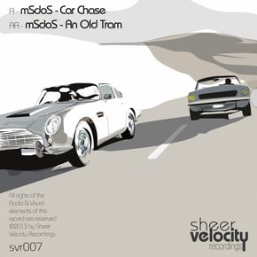 Car Chase / An Old Tram by MSDOS Cover Art