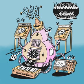 Strictly Electronic LP by Kidsonic Cover Art