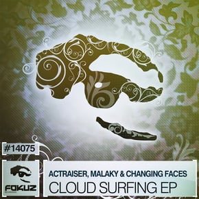 Cloud Surfing EP by Actraiser, Malaky & Changing Faces Cover Art