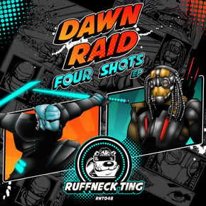 Four Shots by Bru-C, Dawn Raid, Jinx & Bou Cover Art
