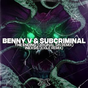Inexsis (Exile Remix) by AIRGLO, Benny V, Exile & Subcriminal Cover Art