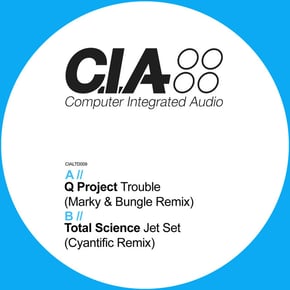 Trouble (Marky & Bungle Remix) / Jet Set (Cyantific Remix) by Q Project & Total Science Cover Art