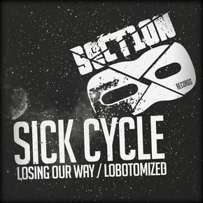 Losing Our Way / Lobotomized by Sick Cycle Cover Art
