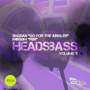 HEADSBASS VOLUME 9 - PART 2 by Slaine, Shodan & R4NS0M Cover Art