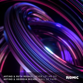 Never Let Me Go / Hall Of Fame by Artino, Ruth Royall & Georgia Michel Cover Art