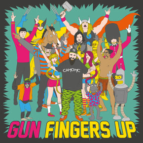 Gun Fingers Up by Camo MC Cover Art