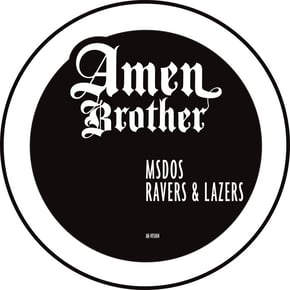 Ravers & Lazers by MSDOS Cover Art