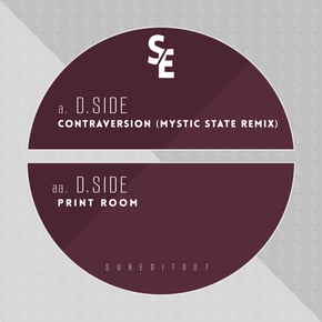 Contraversion (Mystic State Remix) / Print Room by LSB & D.Side Cover Art