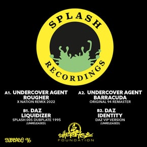 Splash Recordings 4 Track EP by Undercover Agent Cover Art