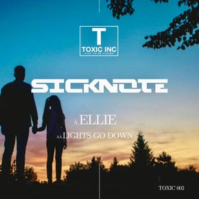 Ellie / Light Go Down by Sicknote (UK) Cover Art