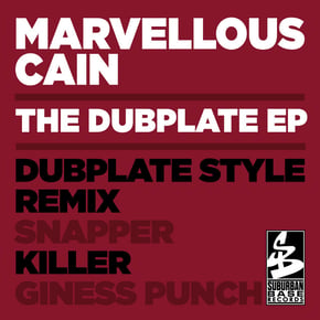 The Dubplate EP by Marvellous Cain Cover Art
