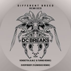 Vendetta (A.M.C & Turno Remix) / Everybody (Flowidus Remix) by DC Breaks Cover Art