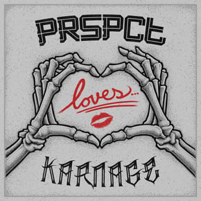 PRSPCT Loves Karnage by The Clamps, The Outside Agency, Dolphin & Deathmachine Cover Art