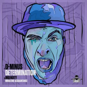 Determination / Minature Acquaintance by D-MINUS Cover Art