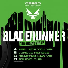 The Dread VIP EP by Benny Page, FFF & Bladerunner Cover Art