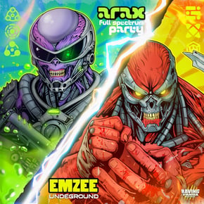 Full Spectrum Party Versus Underground by EmZee & Arax Cover Art