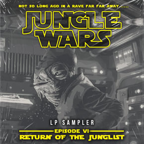 Jungle Wars: Episode VI - LP Sampler by Salaryman, DJ Hybrid, Mrs Magoo & Veak Cover Art
