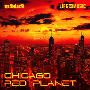 Chicago / Red Planet by MSDOS Cover Art