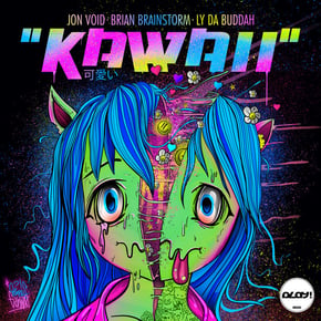 Kawaii by Jon Void, Brian Brainstorm & Ly Da Buddah Cover Art