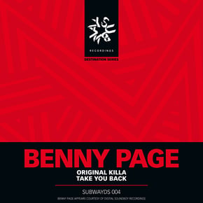 Original Killa / Take You Back by Benny Page Cover Art