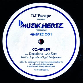 Decisions / Zero by Complex Cover Art