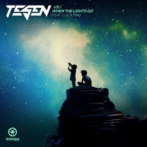 Us / When the Lights Go by Tesen Cover Art