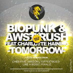Tomorrow by Charlotte Haining, Bio-Punk & Awst Rush Cover Art