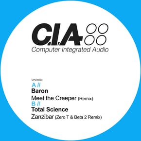 Meet the Creeper (Remix) / Zanzibar (Zero T & Beta 2 Remix) by Total Science & Baron Cover Art