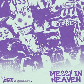 messy in heaven (VIP mix) by goddard. Cover Art