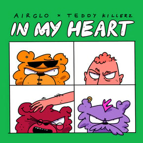 IN MY HEART by AIRGLO & Teddy Killerz Cover Art