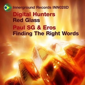 Red Glass / Finding The Right Words by Paul SG, Digital Hunters & Eros Cover Art