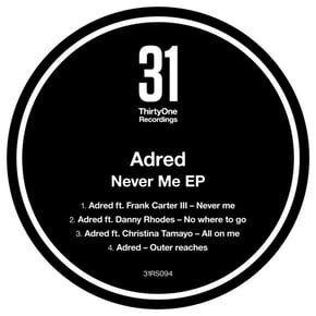Never Me EP by Adred Cover Art